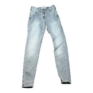 Topshop Jamie Moto Jeans Gray 25 waist to fit 32 Long